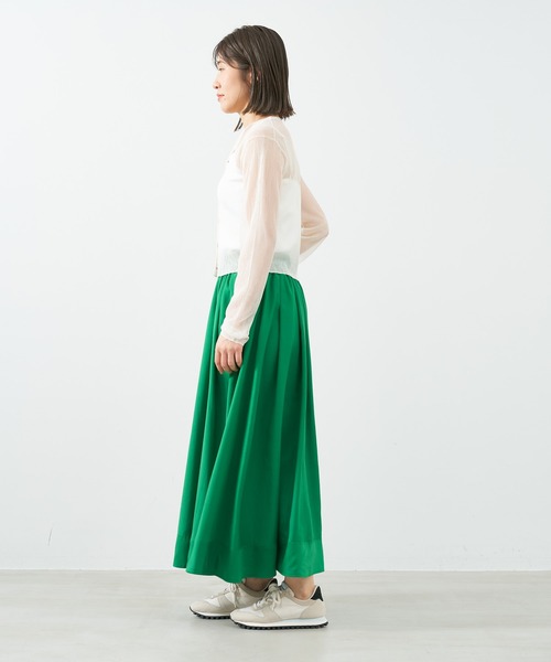 MICA&DEAL(マイカ&ディール)の「ランダムシアーカーディガン(カーディガン/ボレロ・レディース・ブラック/ベージュ/オフホワイト・FREE)」の7枚目の写真