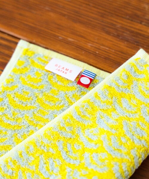 BEAMS JAPAN（ビームス　ジャパン）の「【別注】吉井タオル / ハンカチ（ハンカチ/ハンドタオル・レディース・グリーン/ネイビー/イエロー/ナチュラル・ONE SIZE）」の4枚目の写真