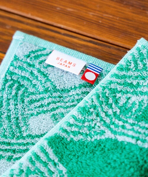 BEAMS JAPAN（ビームス　ジャパン）の「【別注】吉井タオル / ハンカチ（ハンカチ/ハンドタオル・レディース・グリーン/ネイビー/イエロー/ナチュラル・ONE SIZE）」の3枚目の写真