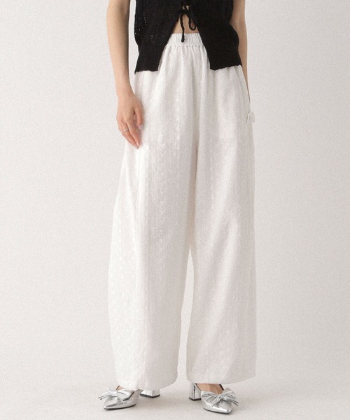 Heather(ヘザー)の「2WAYアソートワイドパンツ 496852(その他パンツ・レディース・ホワイト/ブラック/グレー・FREE)」の8枚目の写真