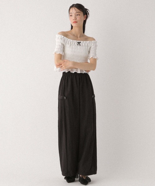 Heather(ヘザー)の「2WAYアソートワイドパンツ 496852(その他パンツ・レディース・ホワイト/ブラック/グレー・FREE)」の19枚目の写真