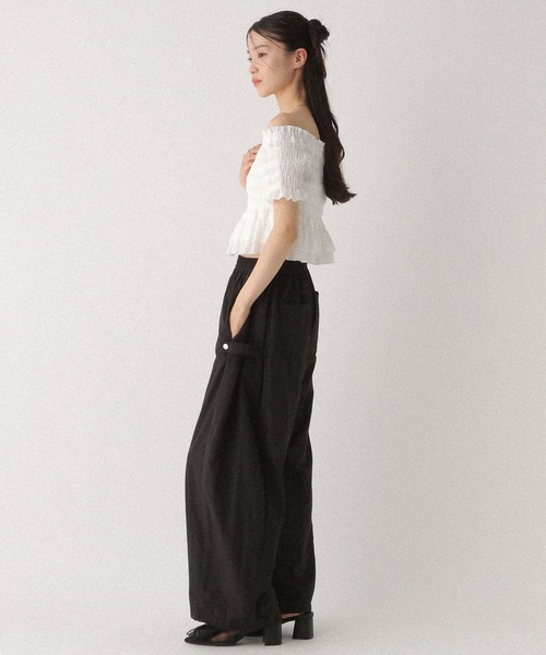 Heather(ヘザー)の「2WAYアソートワイドパンツ 496852(その他パンツ・レディース・ホワイト/ブラック/グレー・FREE)」の20枚目の写真