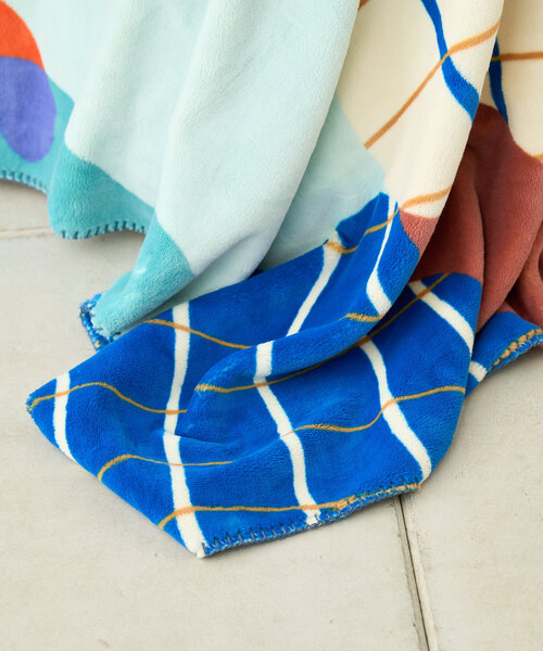 BIRTHDAY BAR(バースデイバー)の「【SAHIR サヒール】Flannel blanket ブランケット(ブランケット・レディース・パープル/オレンジ/ブラウン・0)」の5枚目の写真