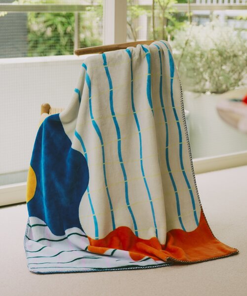 BIRTHDAY BAR(バースデイバー)の「【SAHIR サヒール】Flannel blanket ブランケット(ブランケット・レディース・パープル/オレンジ/ブラウン・0)」の21枚目の写真