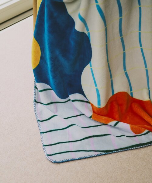 BIRTHDAY BAR(バースデイバー)の「【SAHIR サヒール】Flannel blanket ブランケット(ブランケット・レディース・パープル/オレンジ/ブラウン・0)」の22枚目の写真