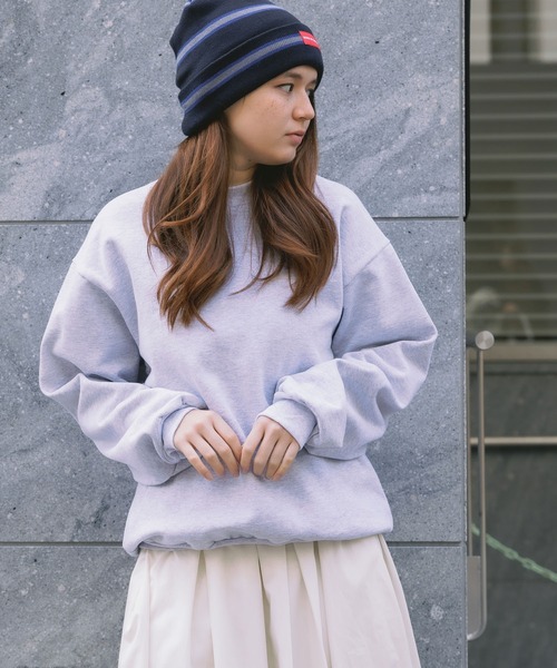 LOS ANGELES APPAREL（ロサンゼルスアパレル）の「Los Angels Apparel/ロサンゼルスアパレル 14oz L/S HEAVY FLEECE PO CREW クルーネックスウェット スウエット トレーナー（スウェット・メンズ・ホワイト/ネイビー/ブラック/アッシュグレー・XS/S/M/L/XL/XXL）」の9枚目の写真