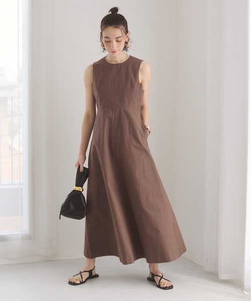 ANGIE（アンジー）の「バックオープンノースリーブワンピース（ワンピース・レディース・ブラック/ダークブラウン・FREE）」の20枚目の写真