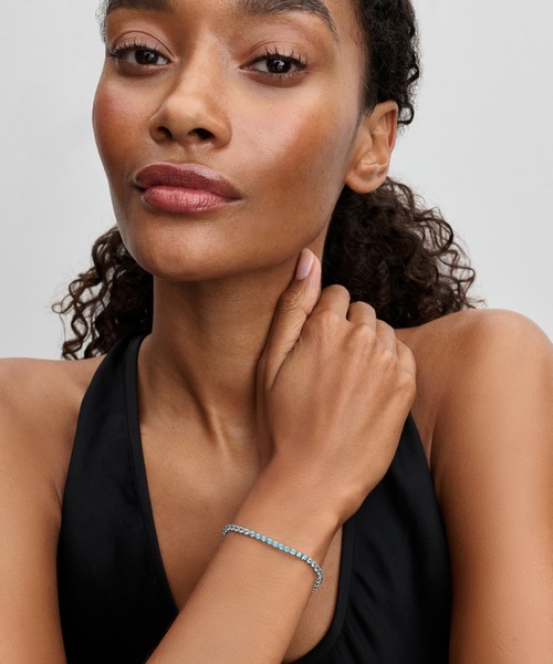 PANDORA フロストブルースノー ブレスレット ウィンター ブルー スノーフレーク ムラノ チャーム（チャーム