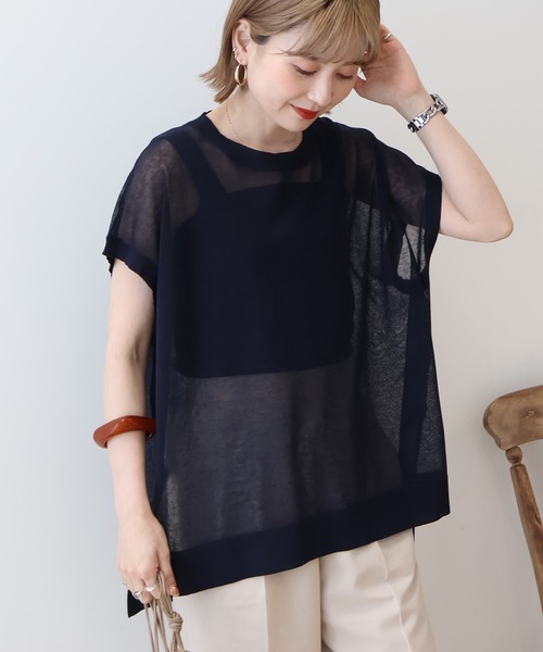 BEARDSLEY フレンチニット Fサイズ ブルー ウォッシャブル BEARDSLEY フレンチニット Fサイズ ブルー ウォッシャブル