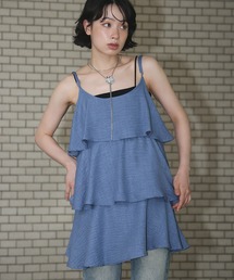 ティアードフレアキャミチュニック ブラウス