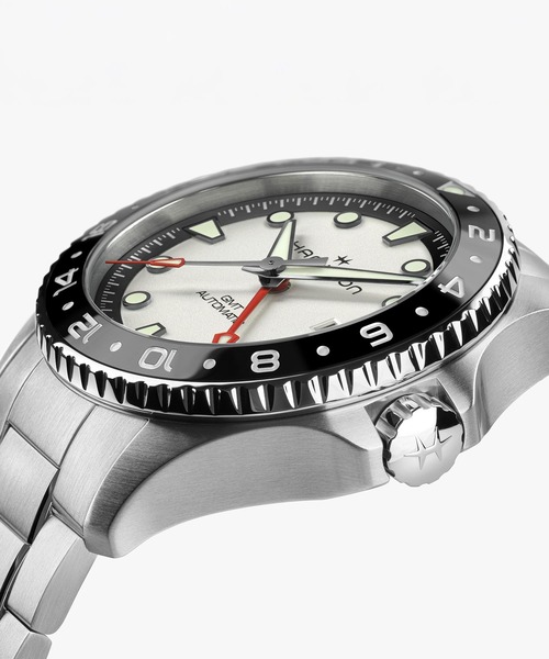 HAMILTON（ハミルトン）の「HAMILTON [ハミルトン] 腕時計 Khaki Scuba （カーキ スキューバ） GMT オート 自動巻き 43MM シルバー×シルバー（アナログ腕時計・メンズ・シルバー・FREE）」の6枚目の写真