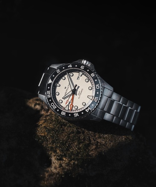 HAMILTON（ハミルトン）の「HAMILTON [ハミルトン] 腕時計 Khaki Scuba （カーキ スキューバ） GMT オート 自動巻き 43MM シルバー×シルバー（アナログ腕時計・メンズ・シルバー・FREE）」の10枚目の写真