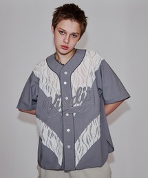 VI E DIT | Jacquard Baseball Shirts/ジャガードベースボールシャツ(シャツ/ブラウス)