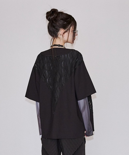 VI E DIT（ヴィエディット）の「Jacquard Baseball Shirts/ジャガードベースボールシャツ（シャツ/ブラウス・メンズ・ホワイト/ブラック・1/2）」の4枚目の写真