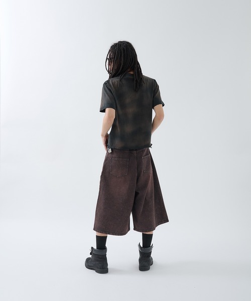 セール】Washed Double-knee Baggy Jorts / ウォッシュ