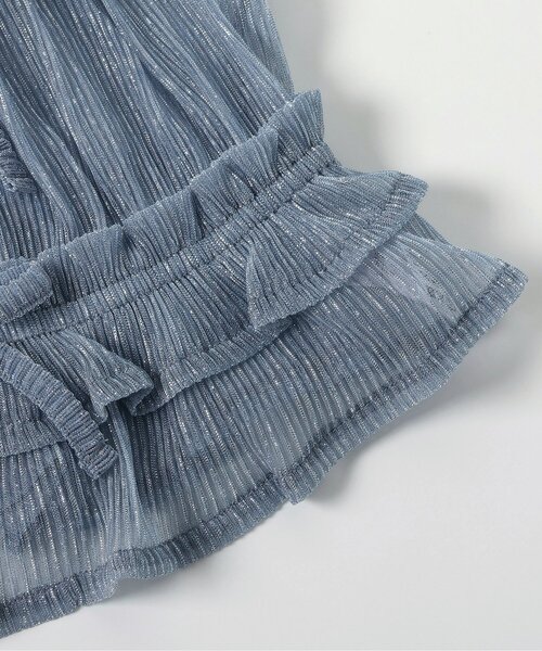 algy（アルジー）の「リボンチュールキャミセット（Tシャツ/カットソー・キッズ・グレー/サックスブルー/ブラック・SMALL/MEDIUM/X-SMALL/XX-SMALL）」の10枚目の写真