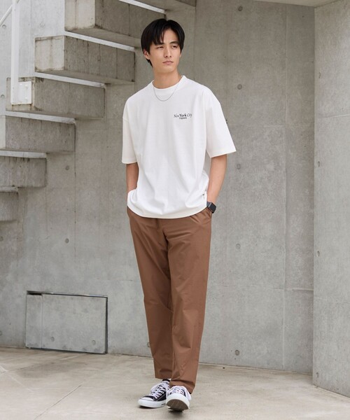 coen（コーエン）の「ハイカーテックライトウェイトテーパードパンツ【洗濯機洗い可・２WAYストレッチ・防シワ】（その他パンツ・メンズ・ブラック/ダークグレー/ブラウン・S/M/L/XL）」の13枚目の写真