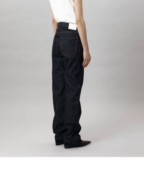 CINOH（チノ）の「WIDE STRAIGHT(RIDIT)（デニムパンツ・レディース・インディゴブルー・24）」の7枚目の写真