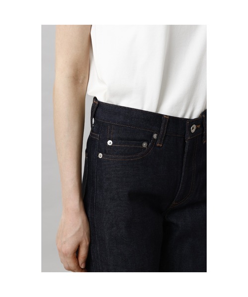 CINOH（チノ）の「WIDE STRAIGHT(RIDIT)（デニムパンツ・レディース・インディゴブルー・24）」の8枚目の写真