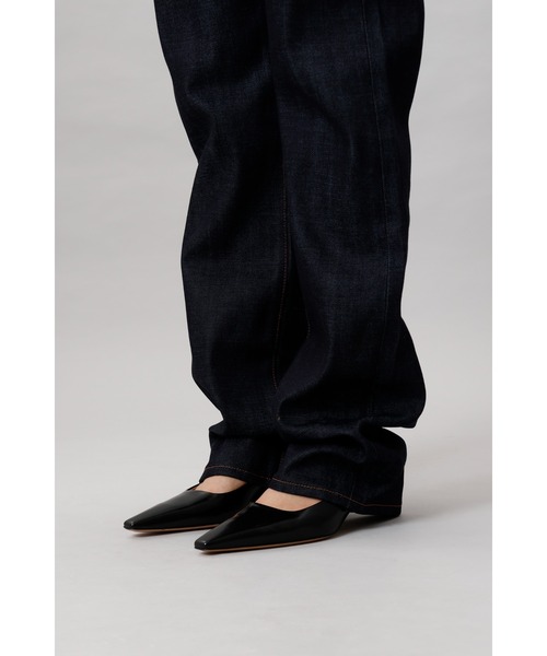 CINOH（チノ）の「WIDE STRAIGHT(RIDIT)（デニムパンツ・レディース・インディゴブルー・24）」の10枚目の写真