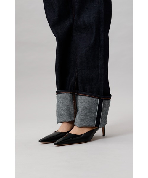 CINOH（チノ）の「WIDE STRAIGHT(RIDIT)（デニムパンツ・レディース・インディゴブルー・24）」の15枚目の写真