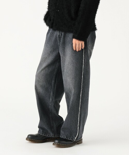 BEAMS（ビームス）の「フリンジ バギーデニム（その他パンツ・メンズ・ブラック/ブルー・S/M/L/XL）」の11枚目の写真