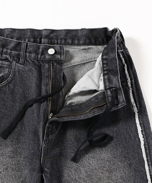 BEAMS（ビームス）の「フリンジ バギーデニム（その他パンツ・メンズ・ブラック/ブルー・S/M/L/XL）」の13枚目の写真