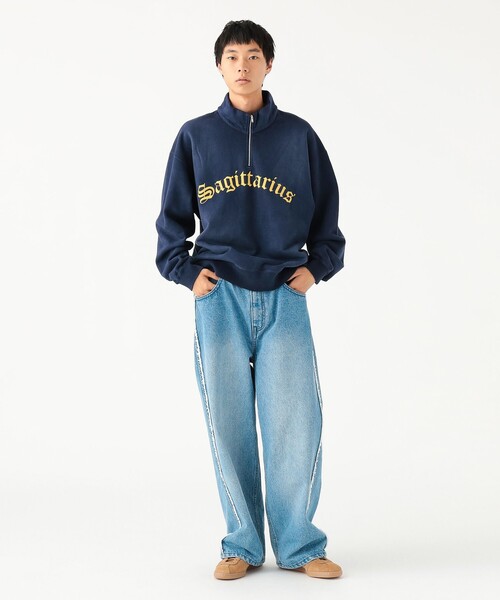 BEAMS（ビームス）の「フリンジ バギーデニム（その他パンツ・メンズ・ブラック/ブルー・S/M/L/XL）」の4枚目の写真