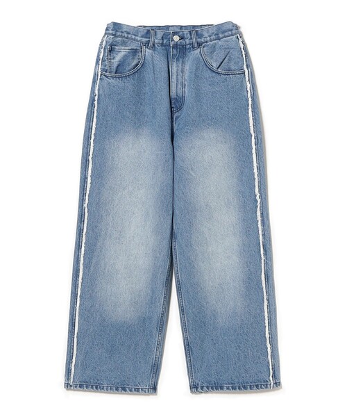 BEAMS（ビームス）の「フリンジ バギーデニム（その他パンツ・メンズ・ブラック/ブルー・S/M/L/XL）」の6枚目の写真