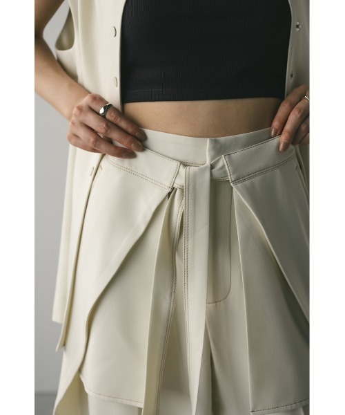 スタイルミキサー　ステッチラインラップパンツ　ネイビーSサイズ ステッチラインラップパンツ（スラックス）｜STYLEMIXER