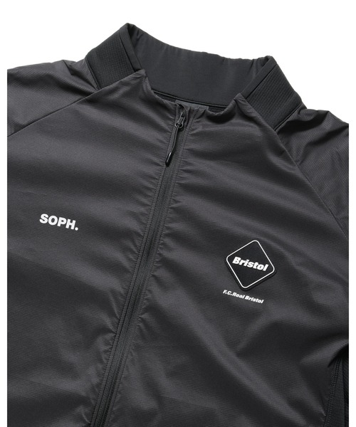 F.C.Real Bristol（エフシーレアルブリストル）の「GRID FLEECE HYBRID BLOUSON（ブルゾン・メンズ・ベージュ/ブラック・SMALL/MEDIUM/LARGE/X-LARGE/XX-LARGE）」の5枚目の写真