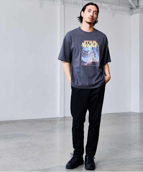 STAR WARS（スターウォーズ）の「『STAR WARS/スターウォーズ』STAR WARS ピグメント風半袖TEE（Tシャツ/カットソー・レディース・ブラック系2/ブラック系1・LL/L/M）」の13枚目の写真