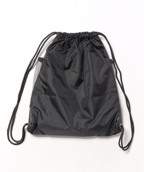BENDER TOKYO(ベンダートウキョウ)の「【メッシュ袋付き】2way ナイロン マルチポケット 巾着 ナップサック(バックパック/リュック・レディース・ブラック・FREE)」の2枚目の写真