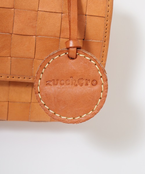 zucchero(ズッケロ)の「zucchero お財布機能付きレザーメッシュショルダーバッグ(ショルダーバッグ・レディース・ブラウン・FREE)」の4枚目の写真