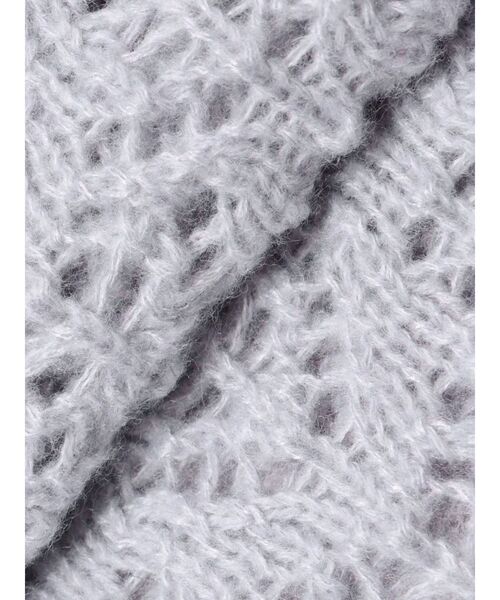 merry jenny（メリージェニー）の「透かし編みフリルニットカーディガン（カーディガン/ボレロ・レディース・ブルー/ピンク/ベージュ・FREE）」の13枚目の写真