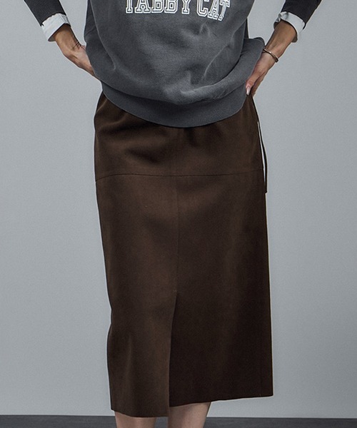 Ultrasuede(R)スエードスカート［セットアップ対応］（スカート