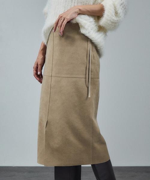 Ultrasuede(R)スエードスカート［セットアップ対応］（スカート