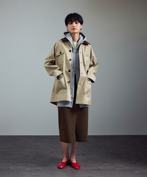 SALON adam et rope'（サロン アダム エ ロペ）の「Ultrasuede(R)スエードスカート / セットアップ対応（スカート・レディース・ブラウン/ベージュ・M/S）」の3枚目の写真