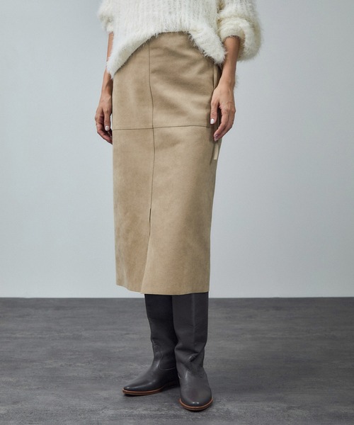 セール】Ultrasuede(R)スエードスカート / セットアップ対応（スカート