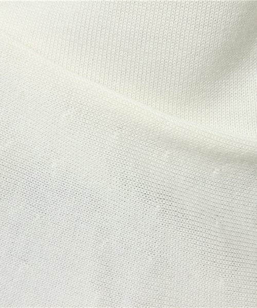 La TOTALITE(ラトータリテ)の「セミソモウ ペプラムプルオーバー◆(ニット/セーター・レディース・ブラック/ホワイト/パープル・FREE)」の11枚目の写真