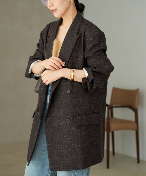 Plage Tweed ジャケット ツイードジャケット ブラック プラージュ プラージュ Plage Tweed ジャケット （ブラック