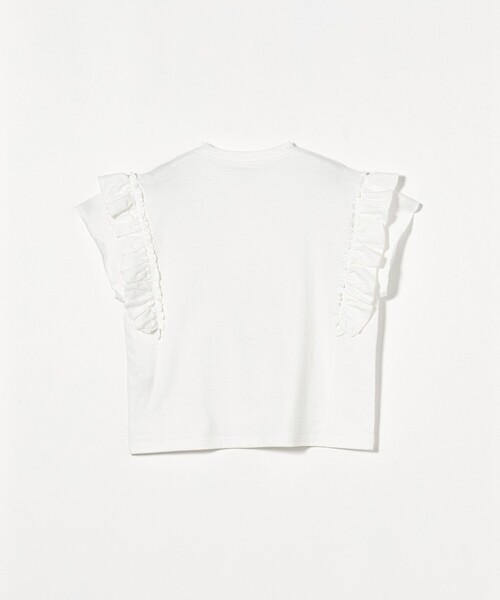 BEAUTY&YOUTH UNITED ARROWS(ビューティーアンドユースユナイテッドアローズ)の「コットンフリル ショートスリーブカットソー(Tシャツ/カットソー・レディース・ダークグレー/ホワイト/ダークブラウン・FREE)」の16枚目の写真