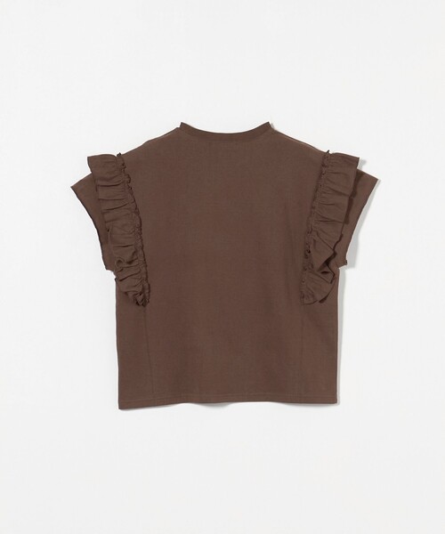 コットンフリル ショートスリーブカットソー（Tシャツ