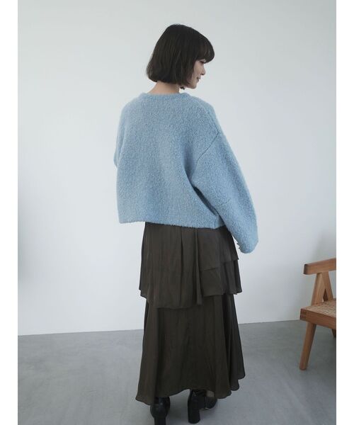 セール】セッケツニットボアブルゾン（カーディガン/ボレロ