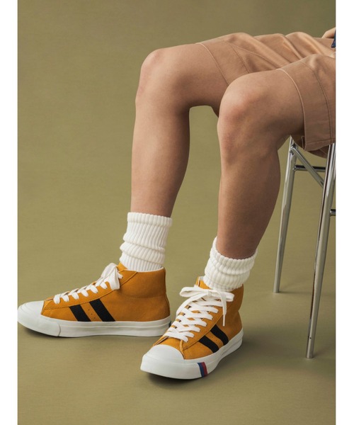 PRO-Keds（プロケッズ）の「PRO-Keds プロケッズ ロイヤルプラス スエード ハイ（スニーカー・メンズ・ホワイト/ネイビー/マスタード/ブラック・23.0cm/23.5cm/24.0cm/24.5cm/25.0cm/25.5cm/26.0cm/26.5cm/27.0cm/27.5cm/28.0cm/28.5cm/29.0cm/29.5cm）」の9枚目の写真