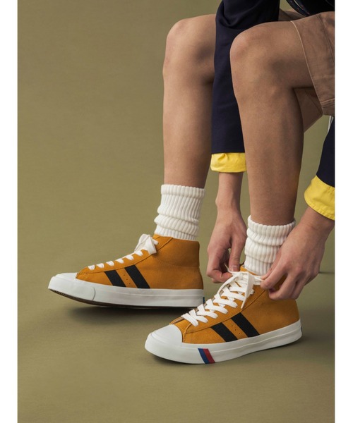 PRO-Keds（プロケッズ）の「PRO-Keds プロケッズ ロイヤルプラス スエード ハイ（スニーカー・メンズ・ホワイト/ネイビー/マスタード/ブラック・23.0cm/23.5cm/24.0cm/24.5cm/25.0cm/25.5cm/26.0cm/26.5cm/27.0cm/27.5cm/28.0cm/28.5cm/29.0cm/29.5cm）」の17枚目の写真