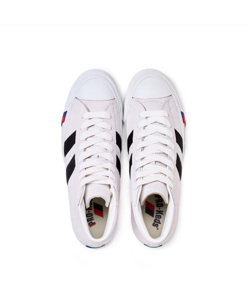 PRO-Keds(プロケッズ)の「PRO-Keds プロケッズ ロイヤルプラス スエード ハイ(スニーカー・メンズ・ホワイト/ネイビー/マスタード/ブラック・23.0cm/23.5cm/24.0cm/24.5cm/25.0cm/25.5cm/26.0cm/26.5cm/27.0cm/27.5cm/28.0cm/28.5cm/29.0cm/29.5cm)」の21枚目の写真