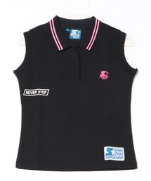 ARCHIVER（アーカイバ）の「【WG】【it】【STARTER GOLF】スターターゴルフ STARTERロゴ刺繍ノースリーブポロシャツレディース SG-123010（ポロシャツ）」