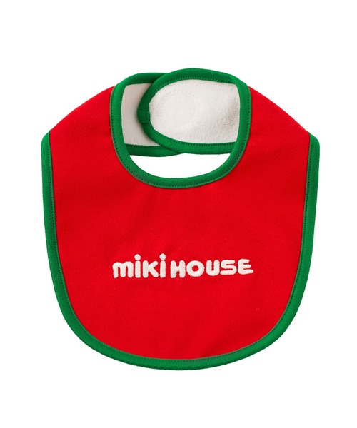 ロゴ刺繍スタイ（スタイ/よだれかけ）｜MIKI HOUSE（ミキハウス）の