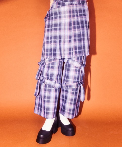 Candy Stripper（キャンディストリッパー）の「MISCHIEVOUS BONDAGE パンツ（その他パンツ・レディース・グレー/ブラック/パープル・FREE）」の8枚目の写真